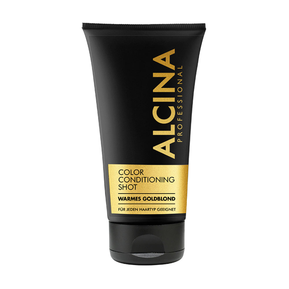 Тонувальний кондиціонер для волосся Alcina Color Conditioning Shot, Warm Goldblond, 150 мл